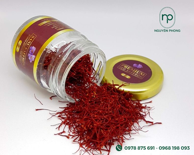 Mẫu tem saffron đẹp sang trọng